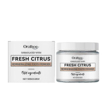 Fresh Citrus Remineralizing Tooth Powder, Fluoride-Free Tooth Powder for Enamel Protection and Tooth Strengthening, Natural Ingredients for Stronger S