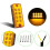 Rectangular side marker lights, clearance indicator, 1224V, sealed lamp, surface mount, 6 pieces, amber 2