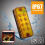 Rectangular side marker lights, clearance indicator, 1224V, sealed lamp, surface mount, 6 pieces, amber 3