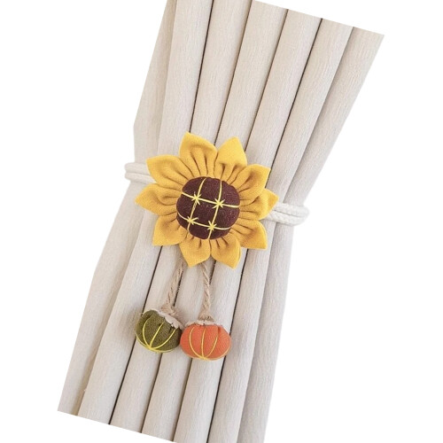 1 Stück Vorhang Raffhalter Blume Fenster Vorhang Binden-4