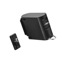 Strong Retractable Clothesline With Concealed Storage-Black