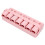Rosa 7-Tage-Tabletten-Organizer 1,5 cm 7 Fächer 1