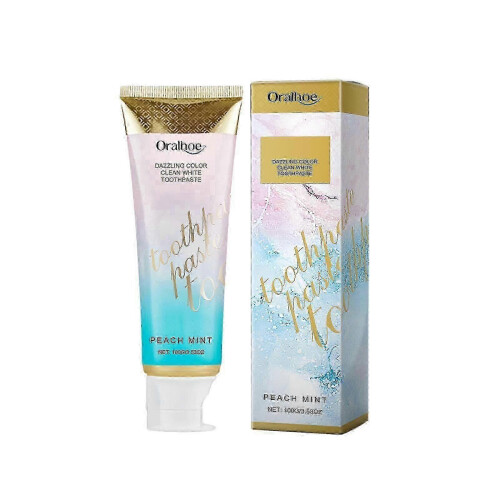 (1pc) 1-3pcs Peachloft Toothpaste,Peachloft Teeth Whitening Toothpaste,Peach Mint Toothpastes
