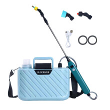 Schultermontiertes-8L quadratisch blau