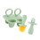 Creative Ices Lollies  Molds With 6 Different Shape-dark green 1
