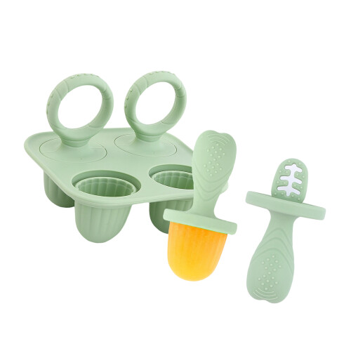 Creative Ices Lollies  Molds With 6 Different Shape-dark green