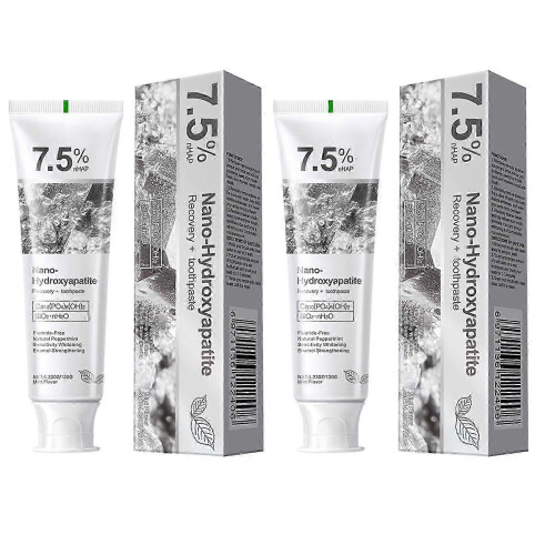 (2pcs) 1-3pcs 7.5% Nano-Hydroxyapatite Toothpaste Intensives Whitening Tooth Paste Refreshing Breath Teeth Whitener