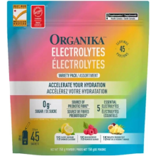 Organika Electrolytes Variety Pack - Sugar Free, Vitamin C - 45 Sachets