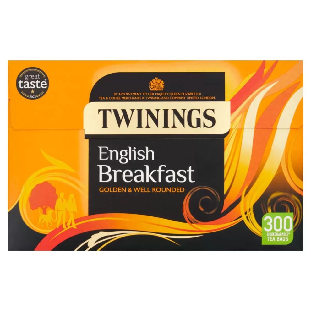 Twinings English Breakfast Tea Bags - 300 Count Black