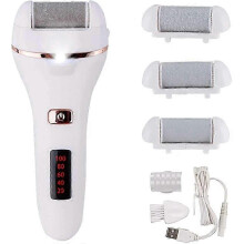 Foot Callus Remover, Professional Electric Pedicure Callus Remover, Rechargeable Foot File with 3 Ro