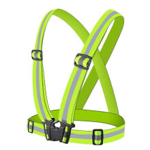 Reflective Vest Running Gear for Women Men Kids, Highly Visible Adjustable Reflective Belt  2 PackSafety for Night Running, Dog Walking, Jogging, Cycl