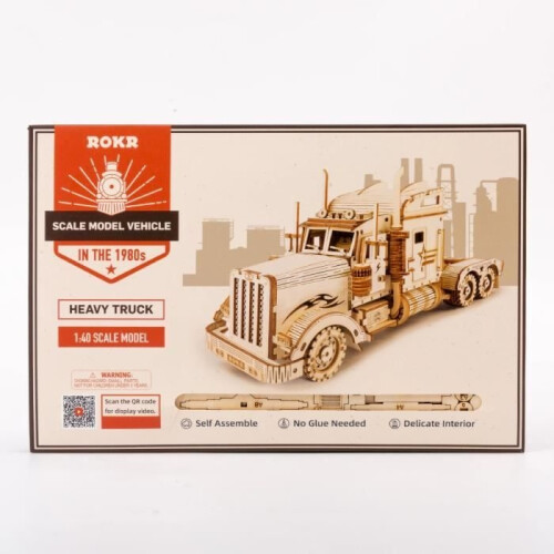 Holzmodellbausatz – LKW – 286 Teile 1