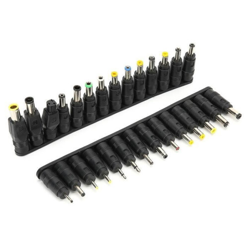 VINGVO Laptop AC Adapter 28pcs DC Power Adapter Tips 5.5x2.1mm Conversion Head 1