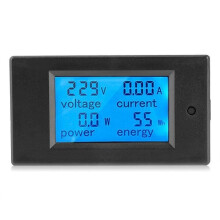 Tbest AC 100A Digital Power Meter (80~260V) - Displays Voltage, kWh, Watts, Volts, and Ammeters