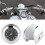 7-8 1 Motorcycle Handlebar Mount Watch Precise Dial Clock (Black) -ABI 3
