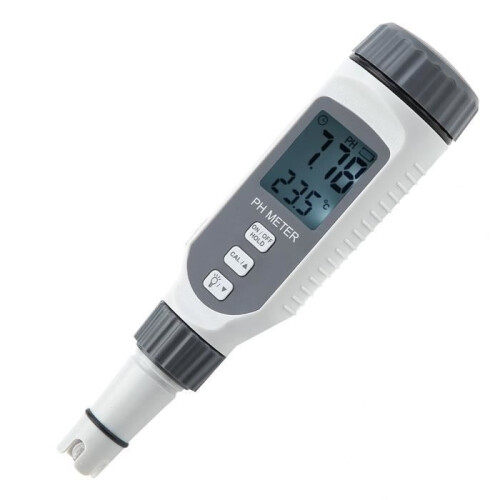 CIKONIELF PH818 Digital pH Meter - Measures pH and Temperature - LCD Display 2