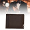 Cartera abatible Iron Edge corta, multitarjetas marrón oscuro 1