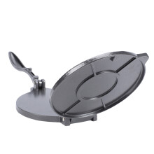 Schwarze Aluminium-Teigpresse, manuell, 22  16 cm, Dumpling