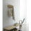 Handmade solid wood wall-mounted coat rack with 5 modern and unique hooks for multiple colors. Large 3