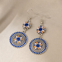 Bohemian Sunflower Dangle Earrings for Women