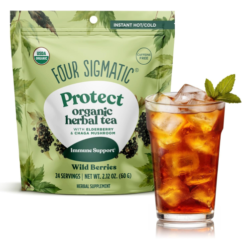 Four Sigmatic Organic Herbal Tea, Wild Berries - 60g