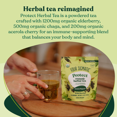 Four Sigmatic Organic Herbal Tea, Wild Berries - 60g 2