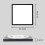 Homefire Square LED Ceiling Light - Polycarbonate (PC) - Black - 30 x 30 x 2.5 cm - RGB Backlight with Smart App Remote Control 36W 2