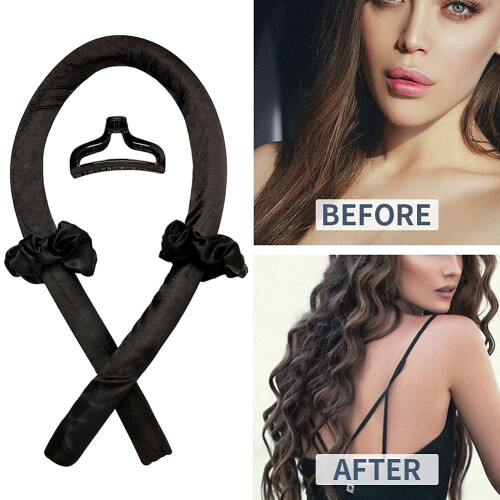 Locken Sie Ihr Haar ohne Hitze (Schwarz) 2