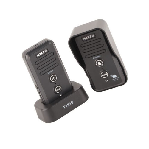 Smart Intercom Doorbell, Wireless Intercom Doorbell, 1500m Long Range, Waterproof, Hardware Kit, Black 2