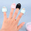Finger Puff Makeup Svampar 5-pack Black 6