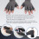 Fingerlose Kompressionshandschuhe - 1 Paar Grey L 3