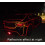 Reflekterende stripe for bil Red 2