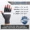 Fingerlose Kompressionshandschuhe - 1 Paar Grey L 4