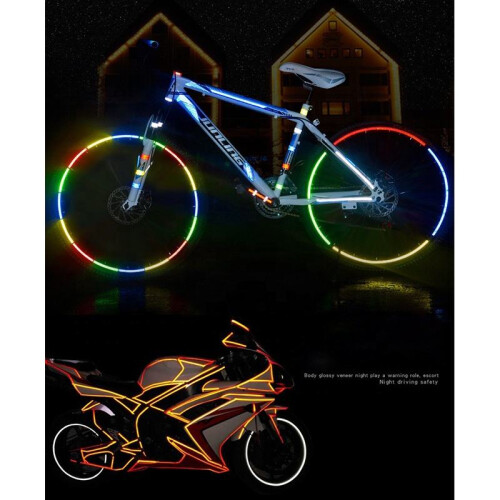 Reflekterende stripe for bil Red 2