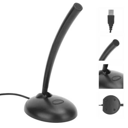 USB Microphone for Computer, Omnidirectional USB Microphone for Desktop Computer, Plug and Play for Recording 1