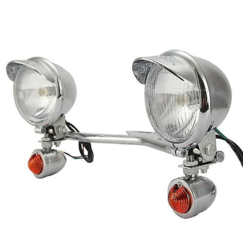 Universal mounting bracket for 12V motorcycle headlight, low beam, fog light, front turn signal 1