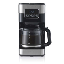 Filterkaffeemaschine, 1,5 l, Edelstahl, Tropfstopp