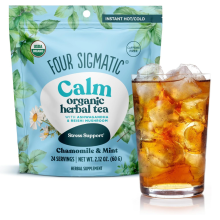 Four Sigmatic Organic Herbal Tea, Chamomile & Mint - 60g