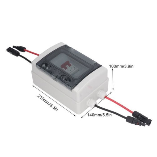 Duokon DC PV Isolator Switch DC Circuit Breaker Overload Protection Solar PV Disconnect Switch with 2