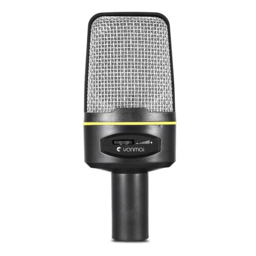 Yanmai dynamic condenser microphone with stand and microphone mount for MSN and Skype 1