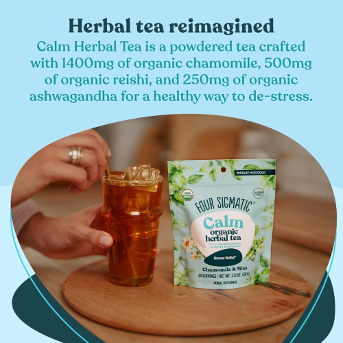 Four Sigmatic Organic Herbal Tea, Chamomile & Mint - 60g 2