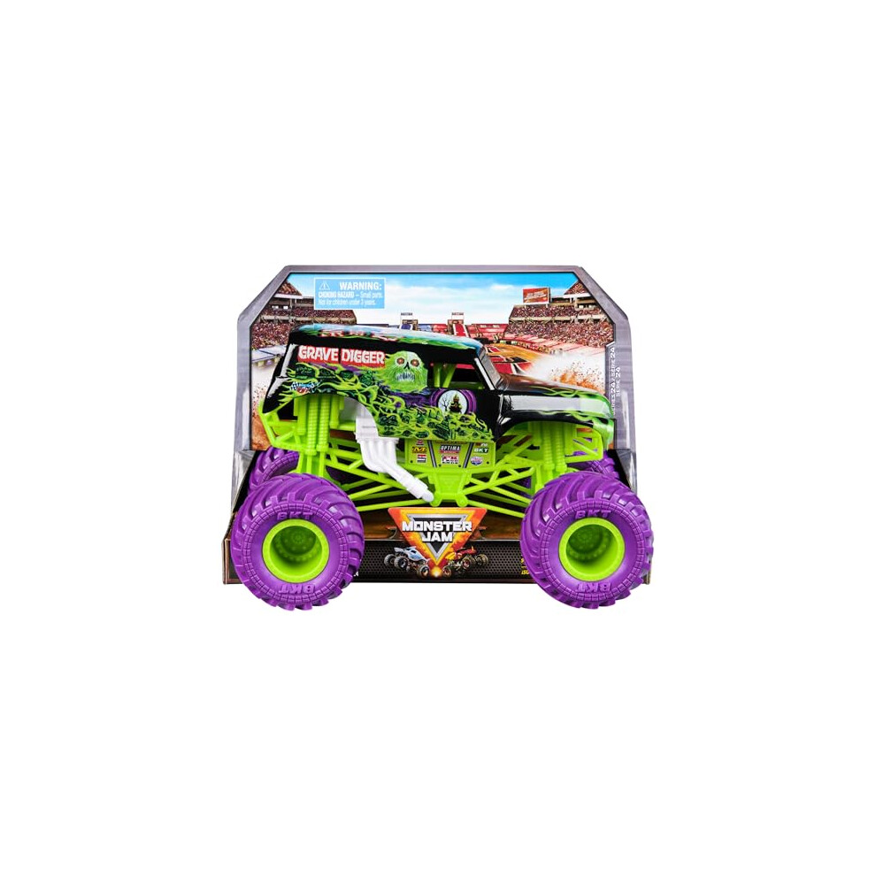 Monster Jam Series 24 Grave Digger True Metal Vehicle 1:24 Scale