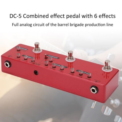 SONEW DC-5 Multi-Effect Gitaarpedaal - Delay, Chorus, Distortion, Overspeed, Booster, Buffer 1