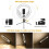 LED Ring Light with Tripod, Selfie Ring Light Stick for Video/Photo/YouTube, Adjustable Ring Lamp with 3 Lighting Modes 3