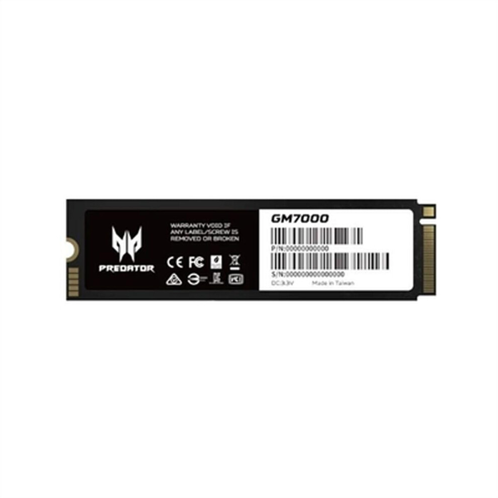 Acer Predator Gm7000 2Tb Ssd, Pcie Gen4x4 Nvme M.2 Ssd With Dram Cache, Up To 7400 Mb/S Reed Speed, Pcie 4.0 I Black
