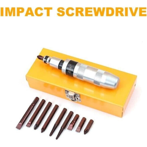 Reversible manual impact screwdriver set - ZVD - Screwdriver kit - PH bit - Screwdriver set 2