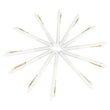 12er Pack Gelstifte 0.38mm schwarze Tinte Feinspitze