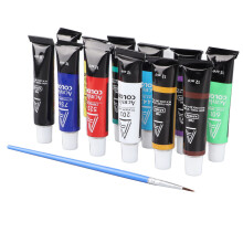12 Farben Acrylfarben-Set je 12 ml - Schnell trocknend