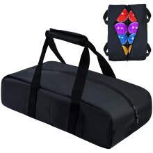 Bocce-Set Tragetasche, 8 Kugeln, 43  24  11 cm, Schwarz