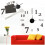 Modern Large Surface Clock, Wall Clock, 3D Mirror DIY Sticker, Home Office Room Decor 2